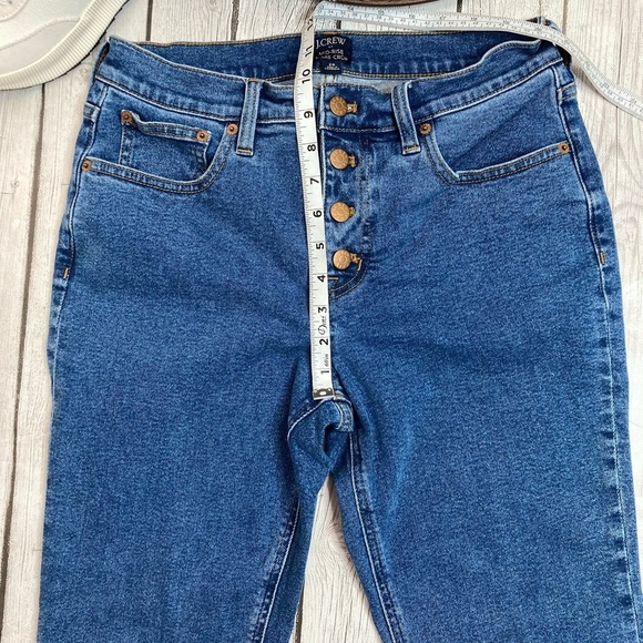 J. Crew Mid-Rise Flare Crop Jeans - Picture 7 of 10